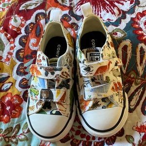 Kids - converse zoo print sneaker
